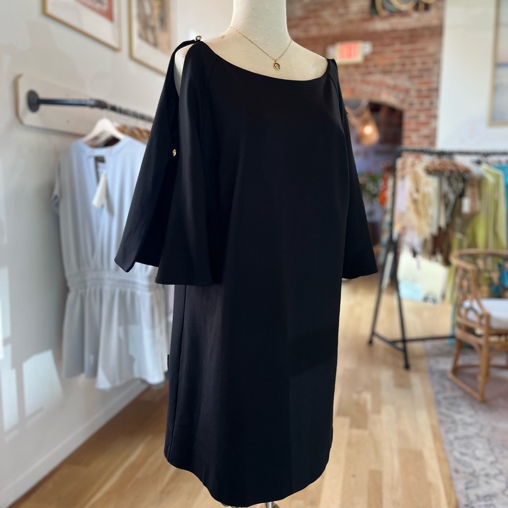 Trina Turk Luxury Special Occasion Lined Dress, Size 14, EUC, Black